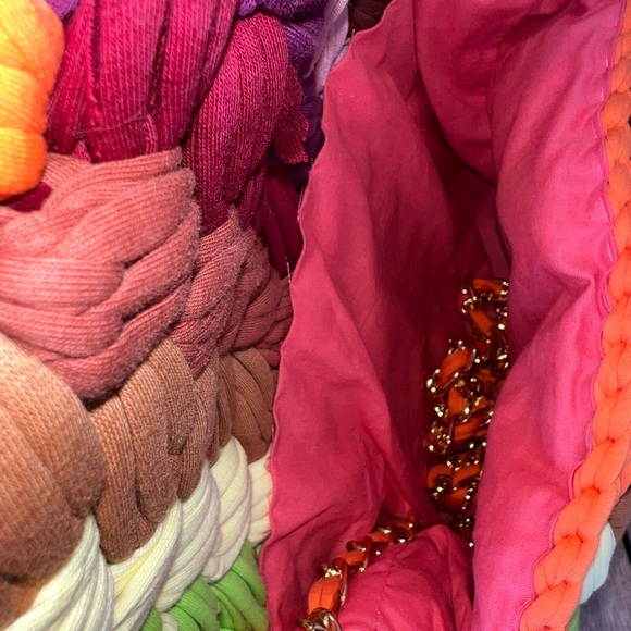 Multicolor organic Turkish cotton woven bag - Picture 4 of 4